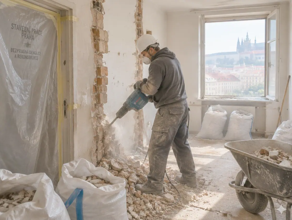 Ukázková fotka: Bourací práce