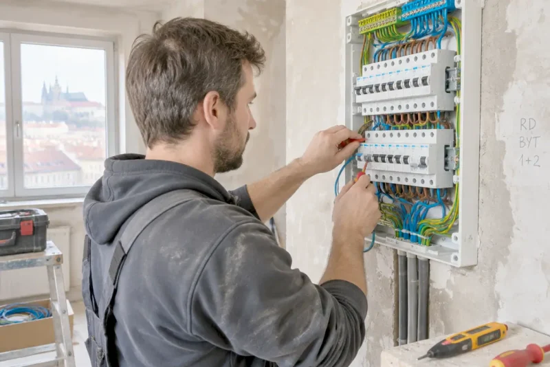 Ukázková fotka: Elektroinstalace