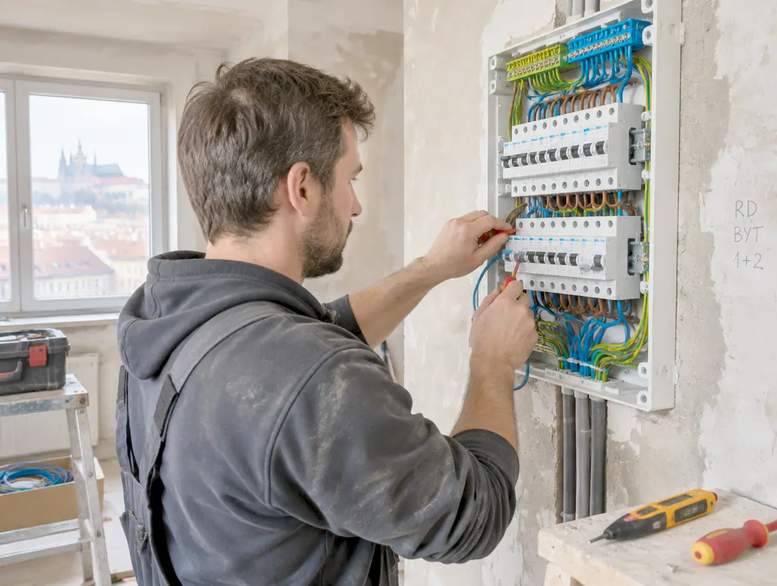 Ukázková fotka: Elektroinstalace